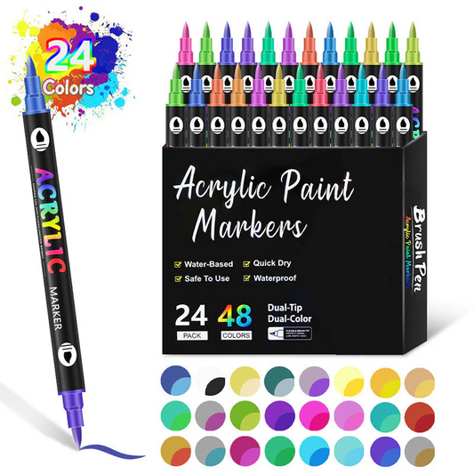 Dual Tip Acrylverfstift
